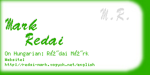 mark redai business card
